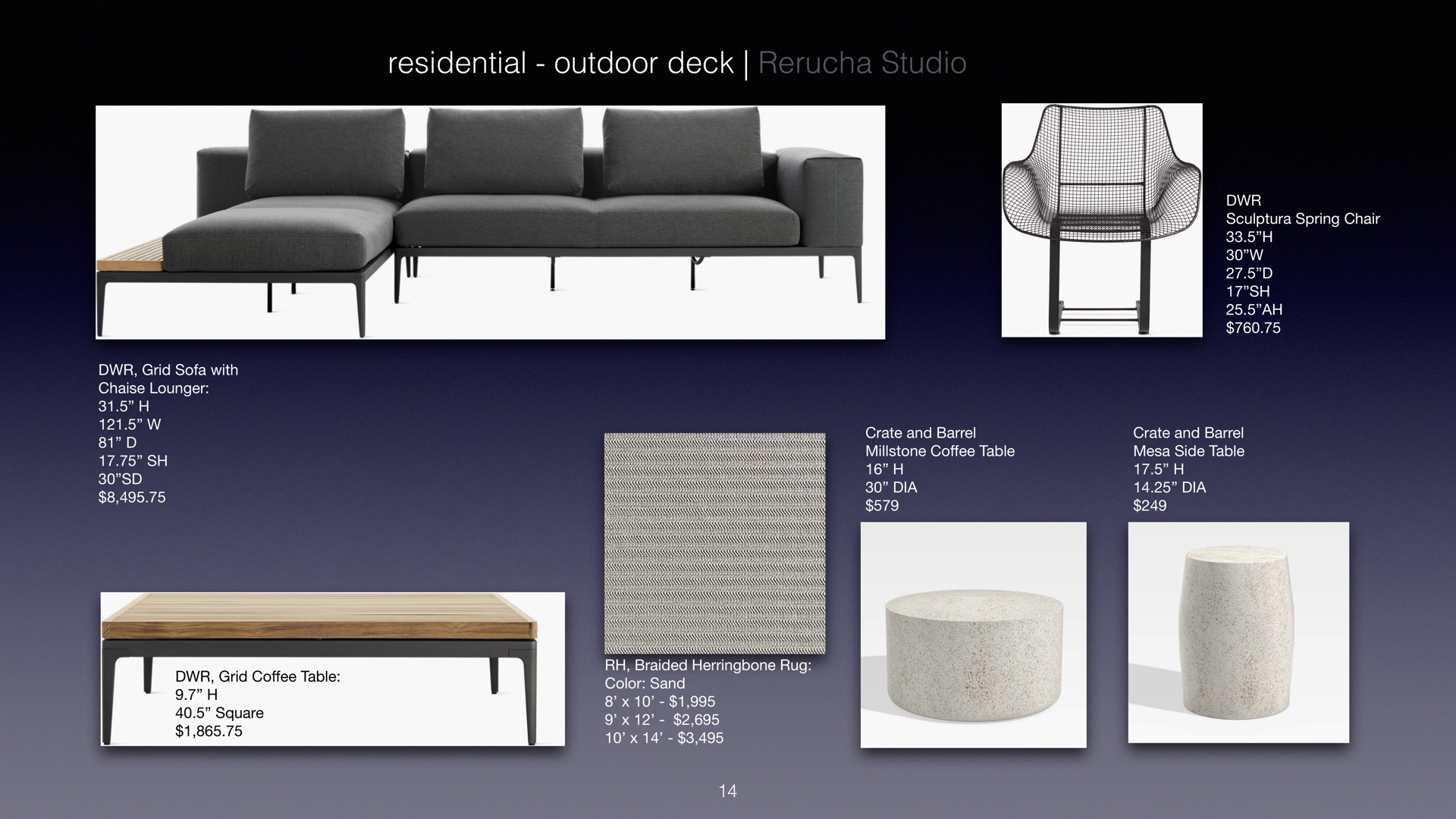 Residential outdoor deck — Rerucha Studio