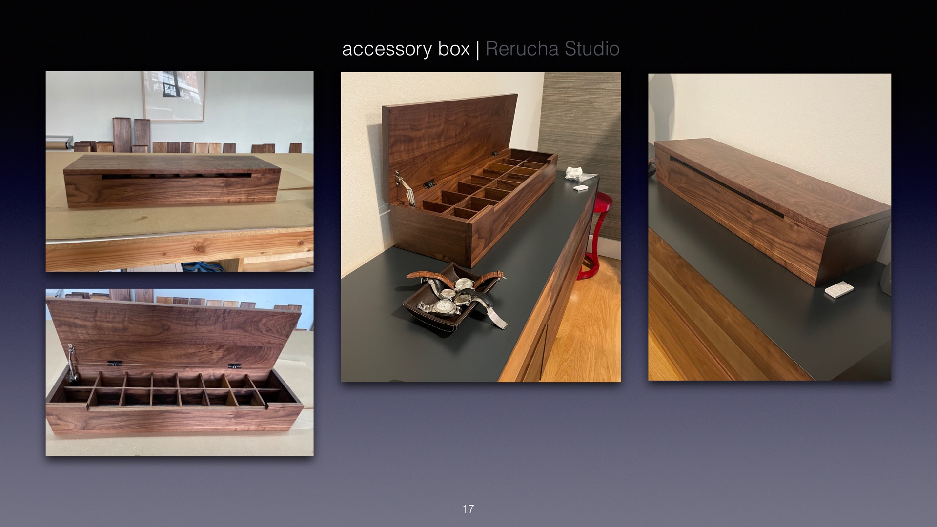 Custom accessory box — Rerucha Studio