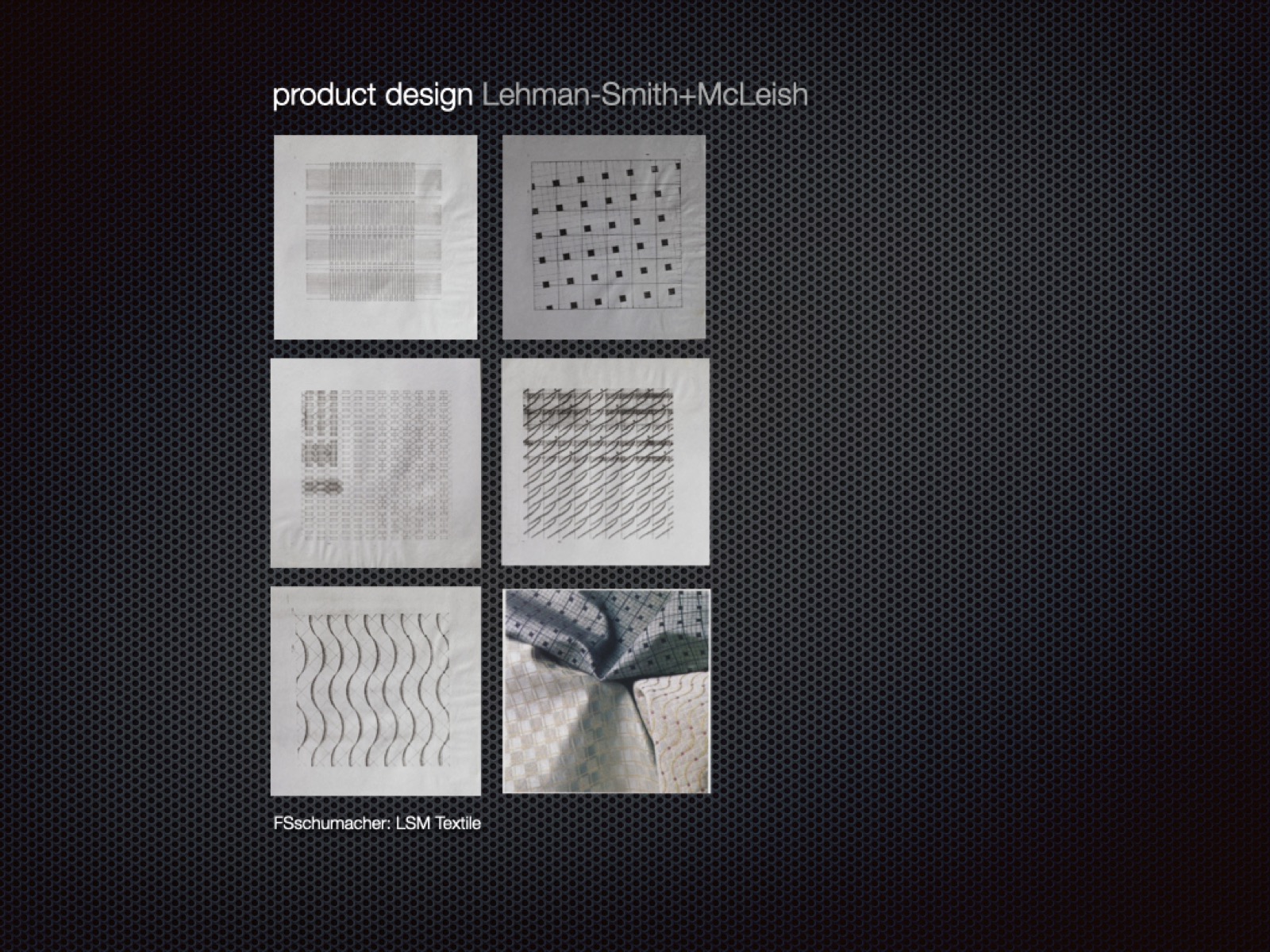 Product design: Fibermarket LSM textile