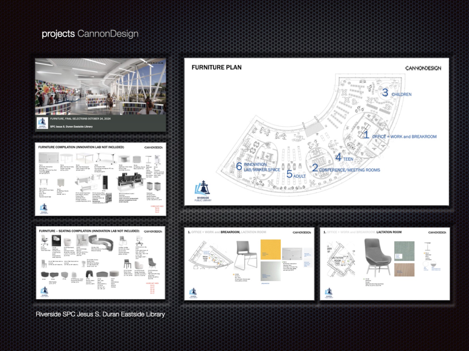 SPC Jesus S. Duran Eastside Library — interior & furniture plan