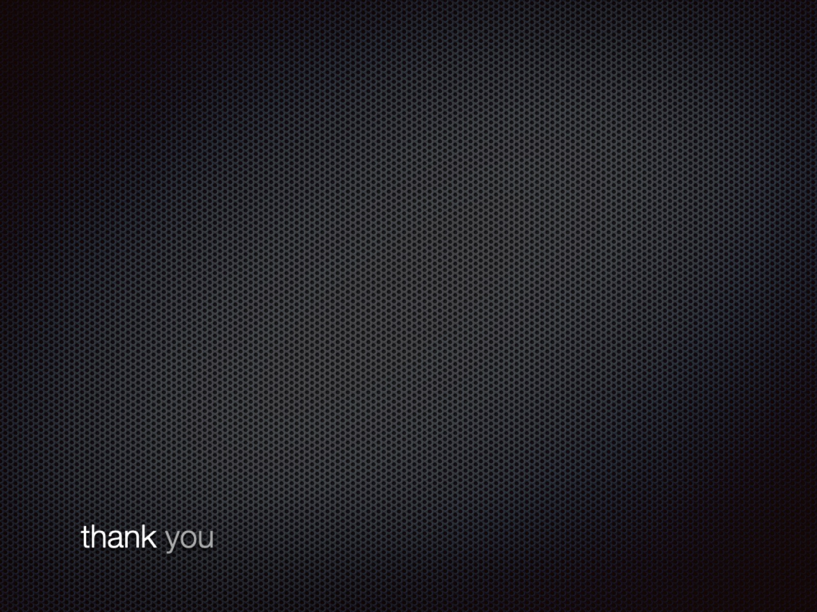 Thank you — Ana Caguin Moseley